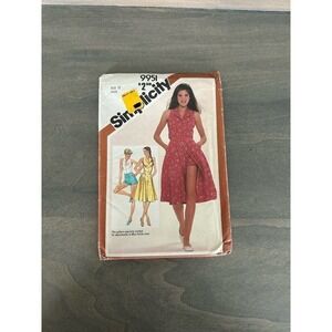 Simplicity Vintage Uncut Misses Top Shorts and Skirt Size 12 Pattern No 9951